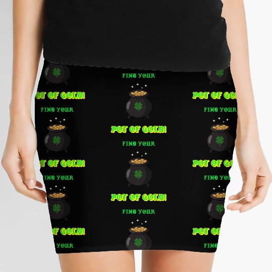 find your pot of gold Women's Mini Skirts