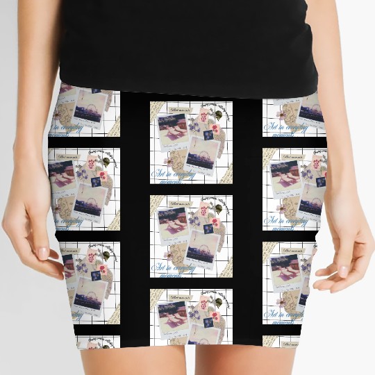 "Chasing Sunrises, Collecting Memories" Tote Bag Women's Mini Skirts