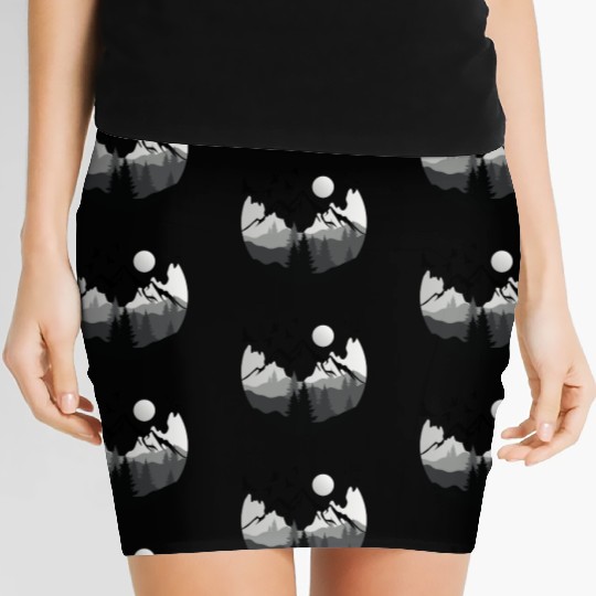 Beautiful Nature | Wilderness Landscape Adventure Women's Mini Skirts