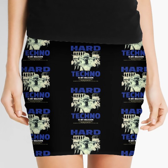 Techno House Party EDM Festival Goa Electro Rave Women's Mini Skirts