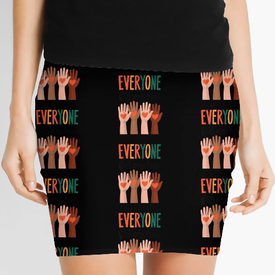 Everyone Is Welcome Here Idaho Teacher Women's Mini Skirts