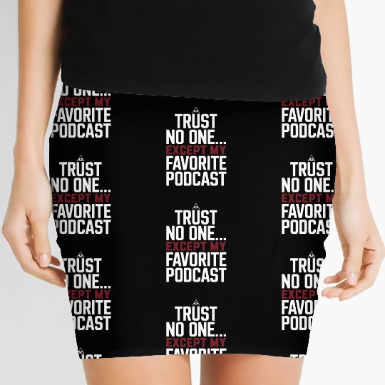 Paranormal Podcast Listener Ghost Story Fan Women's Mini Skirts