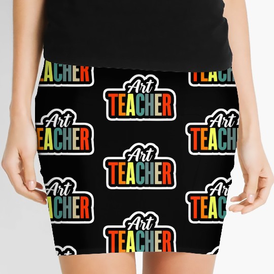 Art Teacher | Colorful Artistic Design Women's Mini Skirts