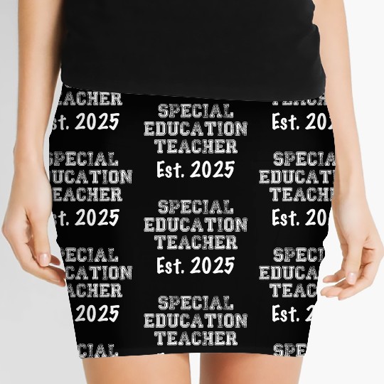 Special Education Teacher Graduation Gift 2025 Women's Mini Skirts
