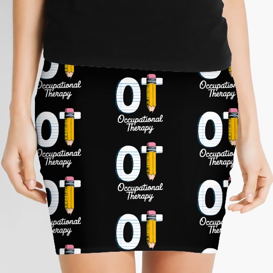 Pediatric Occupational Therapy Cute Pencil Back Women's Mini Skirts