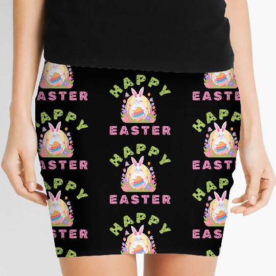 Happy Easter | Cute Easter Design Women's Mini Skirts