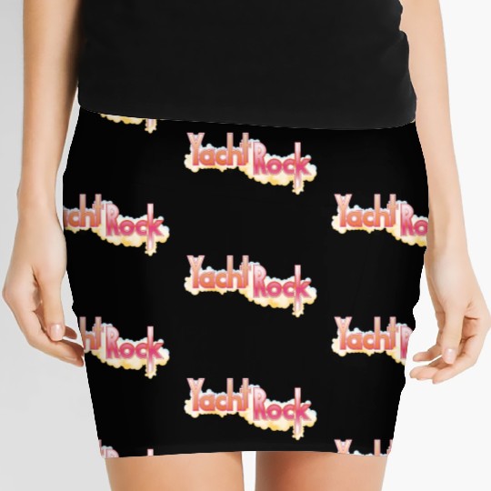 Yacht Rock Party Boat Drinking Women's Mini Skirts Vintage 70s