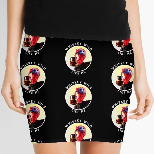 Silly Derby Phrase Funny Hat Horse Racing Bourbon Women's Mini Skirts