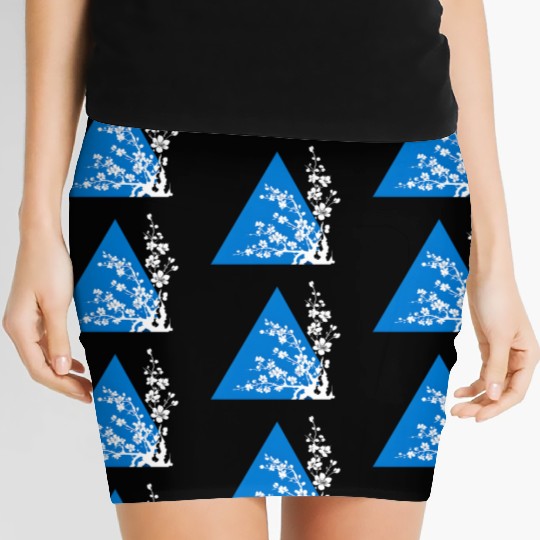 Triangle and Blossom Women's Mini Skirts