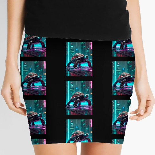 Cyberpunk Turtle Women's Mini Skirts