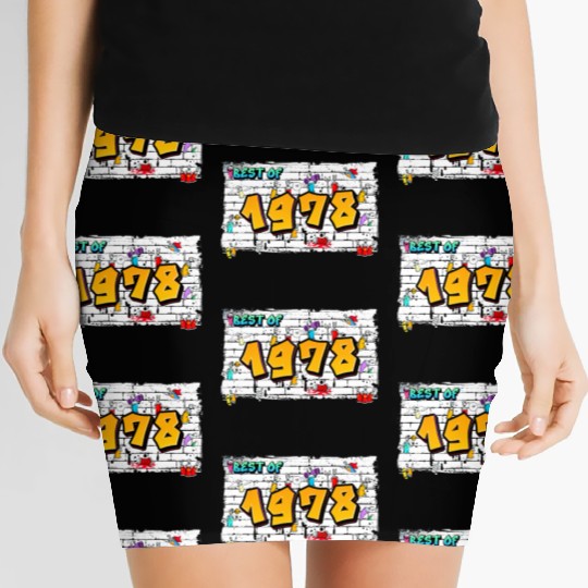 Retro Classic 1978 Graffiti – 47 Years of Women's Mini Skirts