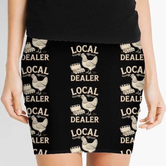 Egg Hunt Local Egg Dealer Easter Sunday Women's Mini Skirts