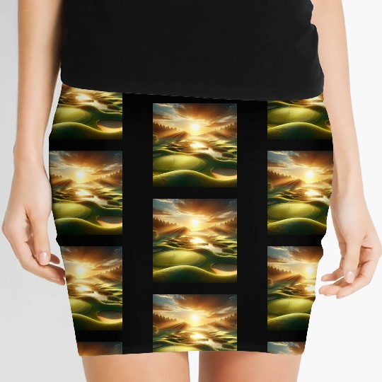 Sunrise Golf Course Women's Mini Skirts