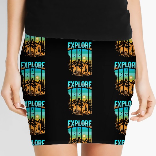 Apex Ascent: Embrace the Untamed Horizon Women's Mini Skirts