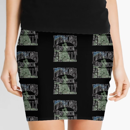 Dream on the Asphalt Women's Mini Skirts