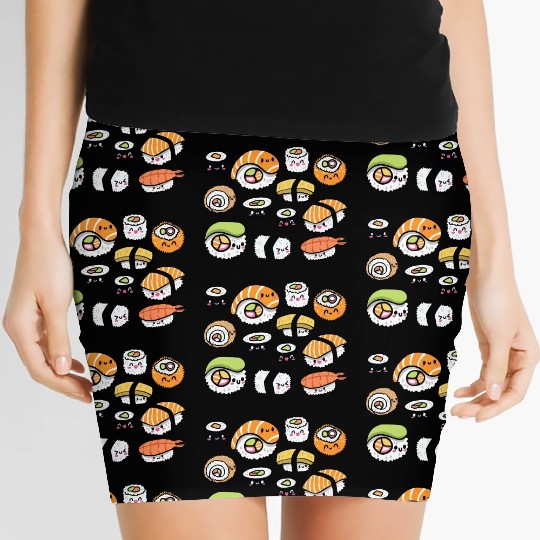 Kawaii sushi Women's Mini Skirts