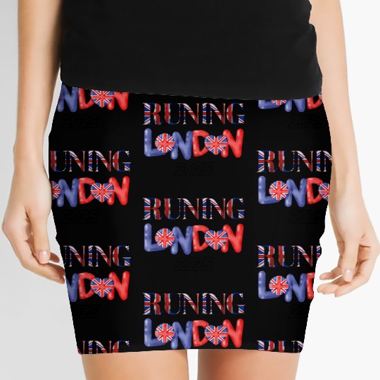 RUNING LONDON MARATHOON Women's Mini Skirts