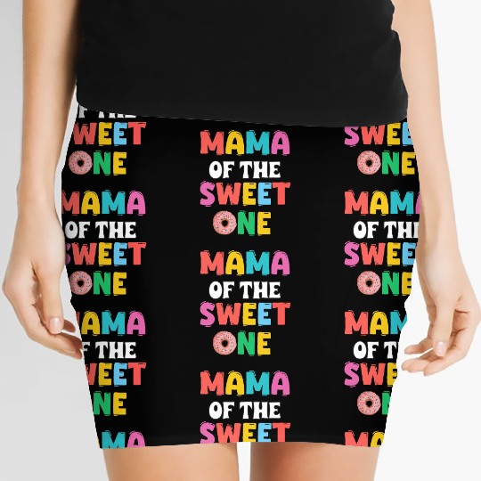 Mama Of The Sweet One, Mother's Day Women's Mini Skirts