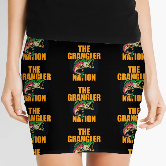 Grangler Nation (Rainbow Trout) Women's Mini Skirts