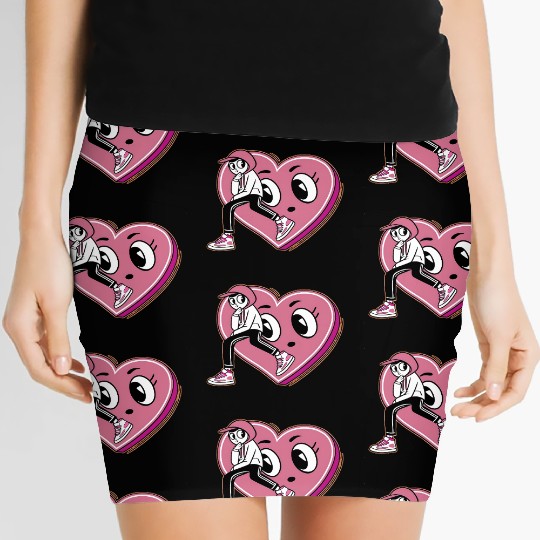 Cute Women's Mini Skirts Kid & Heart – Adorable Urban Love Desi