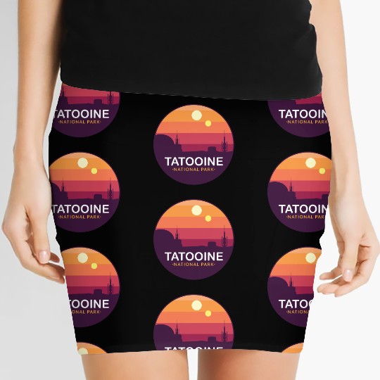 Tatooine National Park Women's Mini Skirts