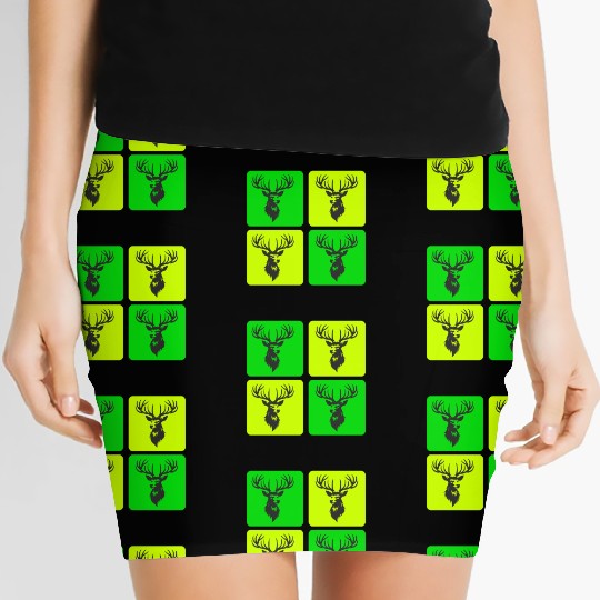 Majestic Deer - Symbol Of The Wilderness Women's Mini Skirts