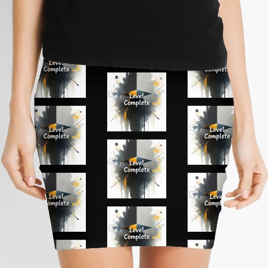 Level Complete – Gamer Style Graduation Women's Mini Skirts