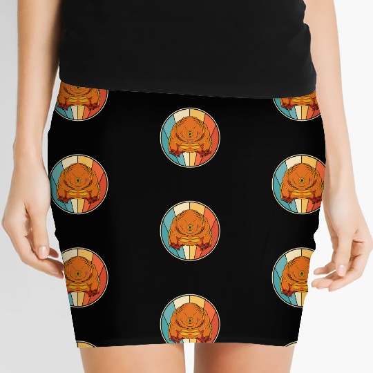 Water Bear Tardigrade Lover Science Biology Women's Mini Skirts