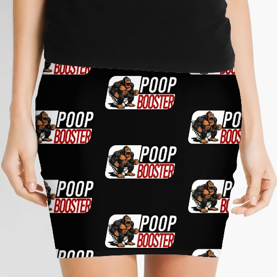 Caffeine Poop Boost – Gym Gorilla Power Women's Mini Skirts