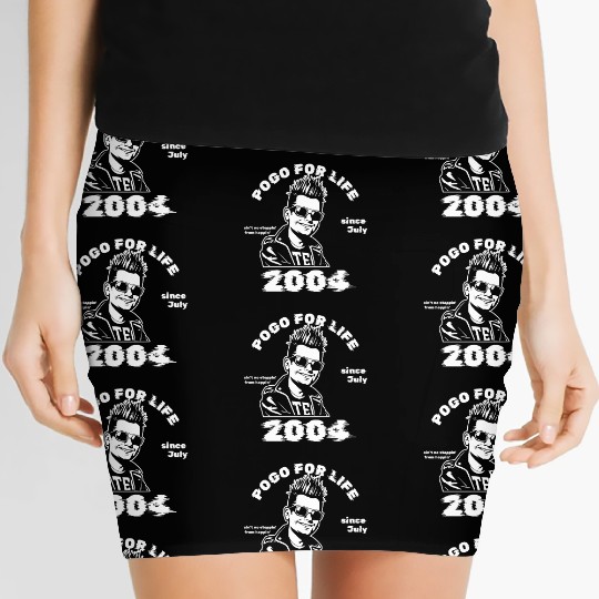 21st birthday Pogo for life since 07/2004 Women's Mini Skirts