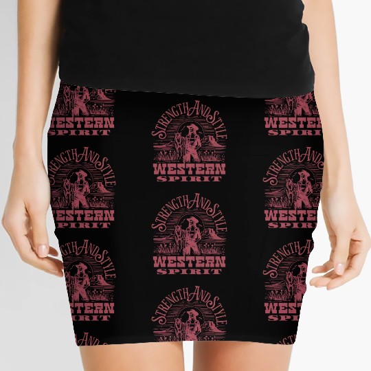 Cowgirl Strength & Style – Western Spirit Women's Mini Skirts