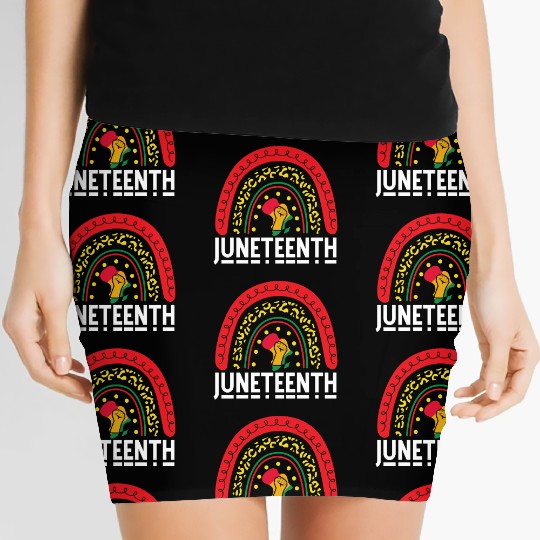 Juneteenth Black Pride Women's Mini Skirts