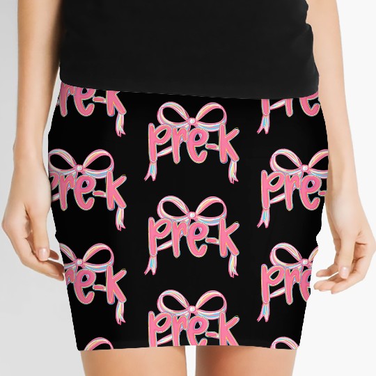 Back to School Pre K Women's Mini Skirts