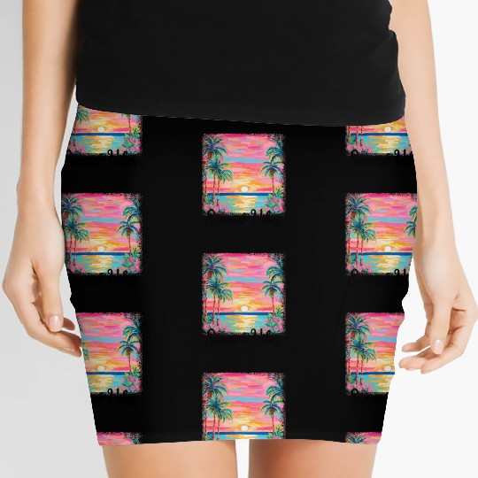Summer Vibe Preppy Beach Women's Mini Skirts