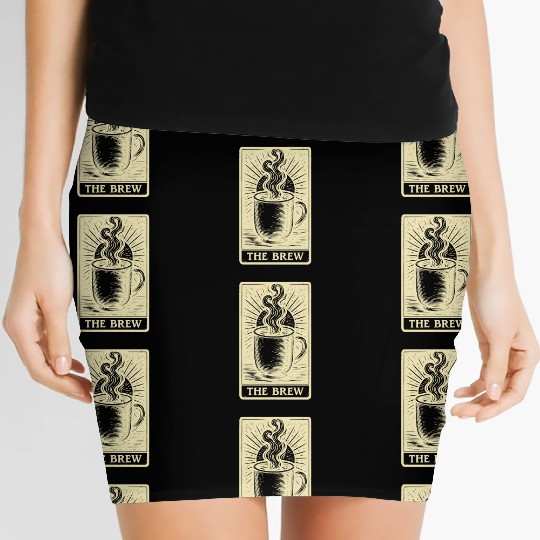 Mystical Tarot Coffee Card – The Brew Women's Mini Skirts