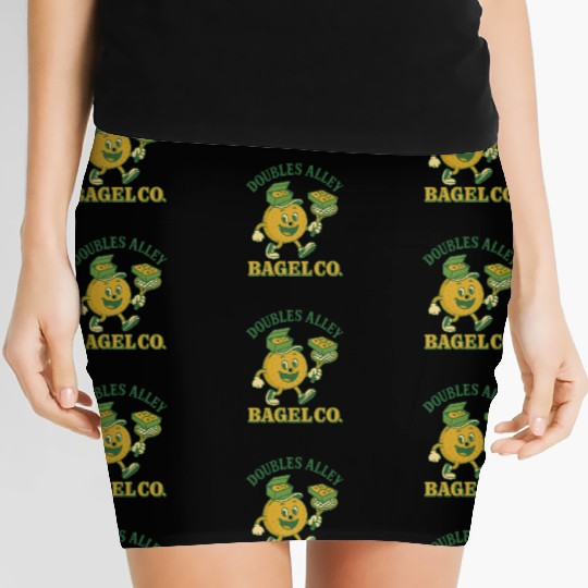 Funny Tennis Humor Women's Mini Skirts - Doubles Alley Bagel Co.