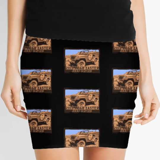 Vintage Jeep Safari Women's Mini Skirts