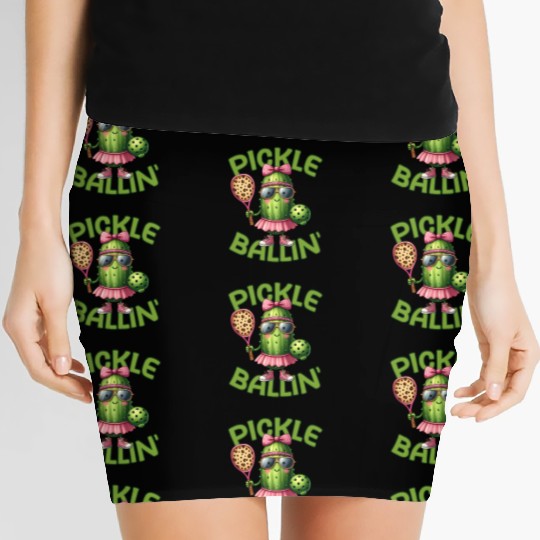 Pickle Ballin Pickleball Dink This Women's Mini Skirts