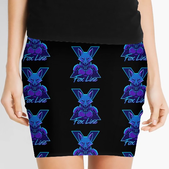 Fox Line Neon X22 Women's Mini Skirts