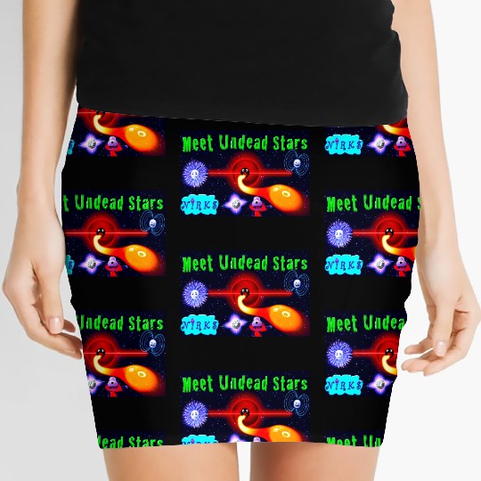 Meet Undead Stars - From The Nirks® Women's Mini Skirts