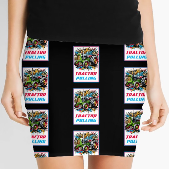 Tractor Pulling Power Women's Mini Skirts