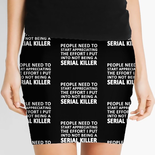Serial Killer Women's Mini Skirts