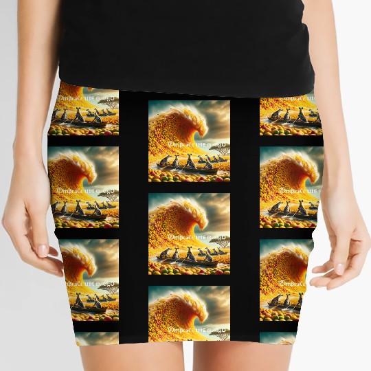 Embrace the Mango Women's Mini Skirts