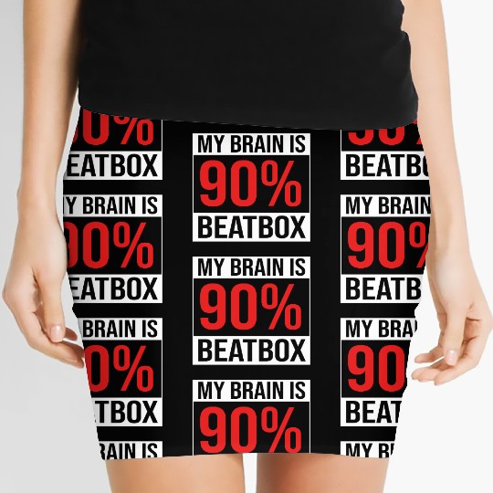 Beatbox Rap Battle Beatboxing Women's Mini Skirts