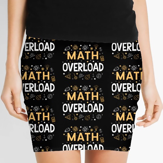 Math Overload – Funny Math Student Design Women's Mini Skirts