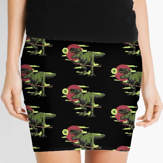 Dino Katana Master Women's Mini Skirts