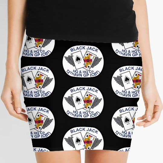 Army HQ HQ Company 12th Aviation Group Comb Women's Mini Skirts