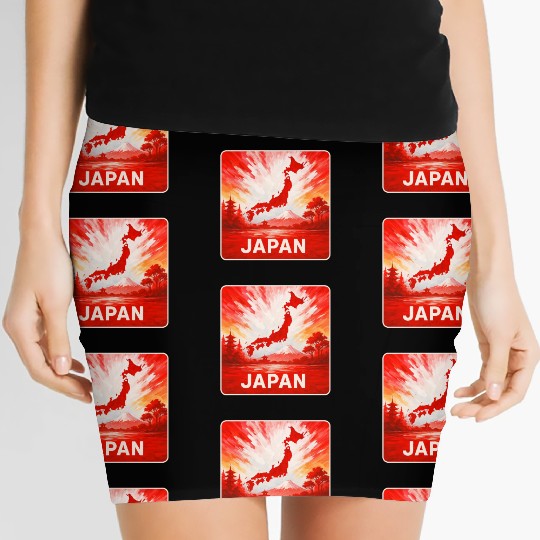 Japan - Land Of The Rising Sun Women's Mini Skirts