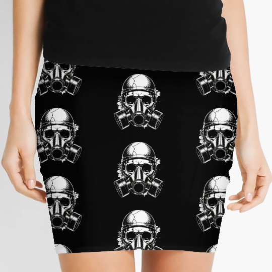 Toxic Skull – Apocalypse Style Women's Mini Skirts