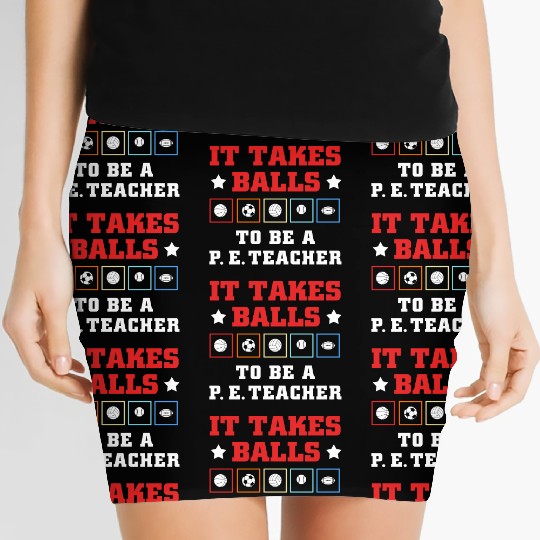Physical Education School PE Teacher Women's Mini Skirts